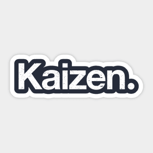 Kaizen. Sticker